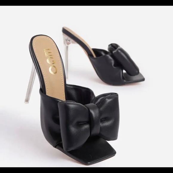 EGO Black heels Shoes US size 6 - Picture 4 of 5